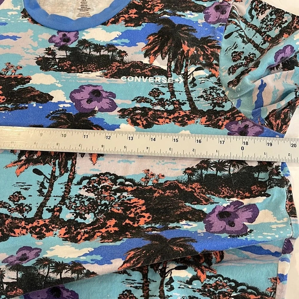 2 Converse Tees Island Palm Trees T-shirt size Small Converse Shoes tee … - Picture 8 of 16